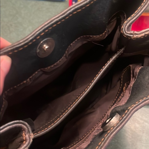 Montana Silversmiths Brown and Green Floral Shoulder Bag - Picture 7 of 9